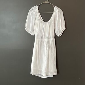 Old Navy White Backless Dress